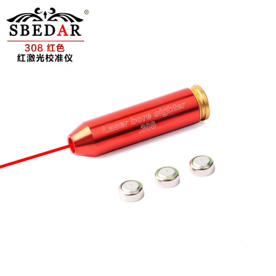308 red laser sight zeroing copper sighting instrument