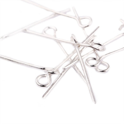 Metal jewelry accessories 9 - word needle silver 9 pin DIY jewelry wholesale handicraft iron needle bending needle.