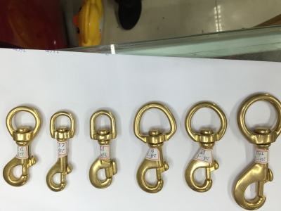 Electroplated copper hooks.