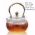 High borosilicate teapot heat-resisting glass tea pot  can be fire