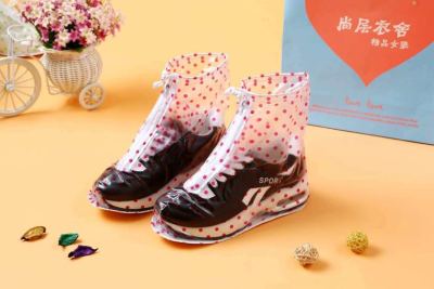 Rain shoe cover waterproof men and women with thick anti - skid wear-resistant children factory direct sale.