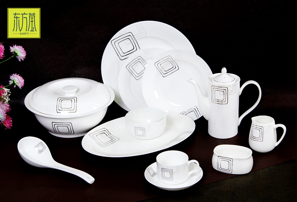 骨瓷西餐具套装骨质瓷西餐高档陶瓷西餐套装定制陶瓷外贸餐具出口