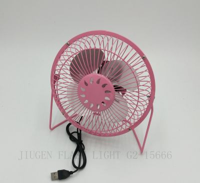 Long root flashlight 6 inch fan USB interface.