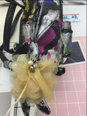 Multi-purpose bright silver peony rabbit accessories accessories accessory mobile phone pendant accessories 218 (40)