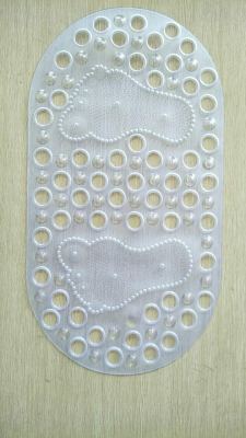 Footprint bathroom mat plain, color 65*35.