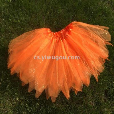 Manufacturer's supply source of bright pink net gauze skirt 61 performance stage skirt lotus leaf skirt OEM 