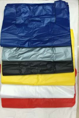 [manufacturer's direct sales] 65*90 blue plastic vest bag garbage bag clothing shopping bag 50 / bag.