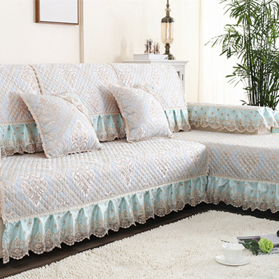 Manufacturer wholesale flax sofa cushion European antiskid cloth art sofa cushion autumn and winter household goods.