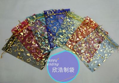 The factory supplies 17*23 hot wire pocket gauze bag bags bag of bags and bags with a lot of patterns.