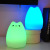 Free star colorful pet silicone lamp LED eye protection rechargeable lamp cartoon pressure relief lamp gift.
