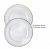 Disc household dish deep dish set new plate glass plate color plating plate