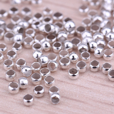 DIY jewelry accessories copper positioning bead iron bead wholesale metal beads handicraft.