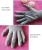 13 needle nylon grey butyronitrile latex gloves impregnated with latex gloves.