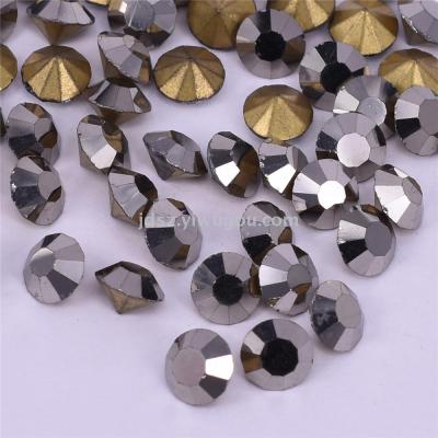 V-Bottomed Rhinestone Crystal Glass Diamonds Hardware Shoe Buckle Clothing Ornament Accessories Wholesale Manufacturers