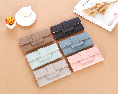 The new lady's wallet, Korean version of the old litchi lady's long wallet factory direct sales.