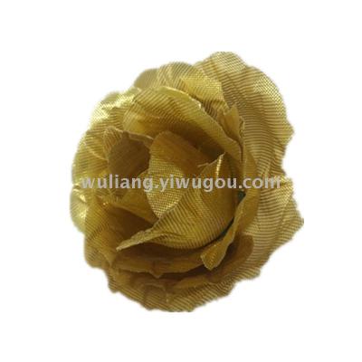 Fake flower wedding ceremony office simulation flower arrangement decorated gold cloth small fragrant flowers.