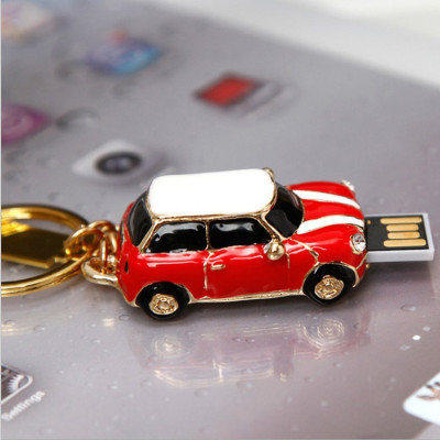 Jhl-up043 cute car Smart creative jewelry u disk 8g creative mini car USB..