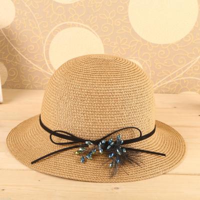 Han version straw hat braid the sun beach hat.