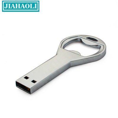 Jhl-up041 16G creative bottle opener metal U disk company exhibition gift customized LOGO black colloid chip..