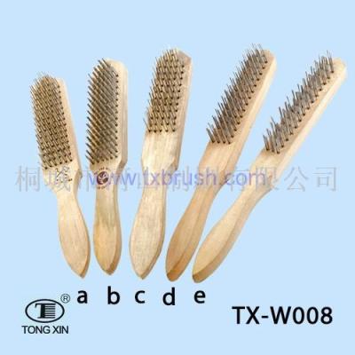Hot-selling wooden handle wire brush.