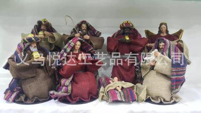 Many kinds of Christmas cloth Jesus sets are available