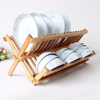 Jiehao Bamboo Environmental Protection Multi-Functional Dish Rack Water Filter Rack Dish Rack Plate Rack