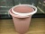 Ring trash can plastic striped trash bin, plain color living room kitchen bathroom applicable.