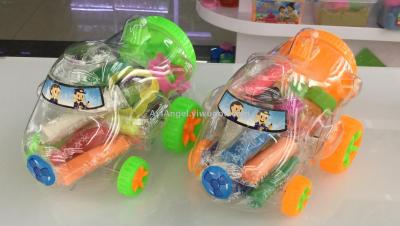 Aircraft DIY and creative 3D colored clay plasticine