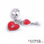 Tingting accessories factory direct selling heart type key pendant accessories.