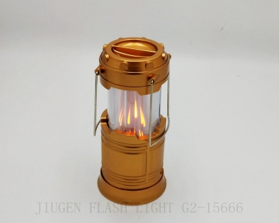 Long torch jh-5888 outdoor camping flame lantern.