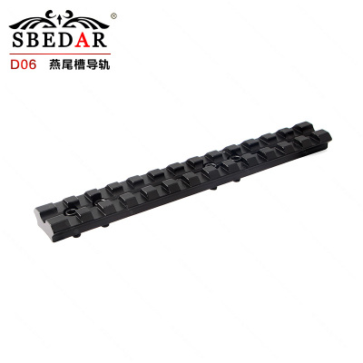 14cm long track 20mm wide swallowtail grooved guide rail.