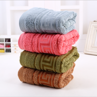 All cotton adult Great Wall towel men and women super soft suction hair bath towel.
