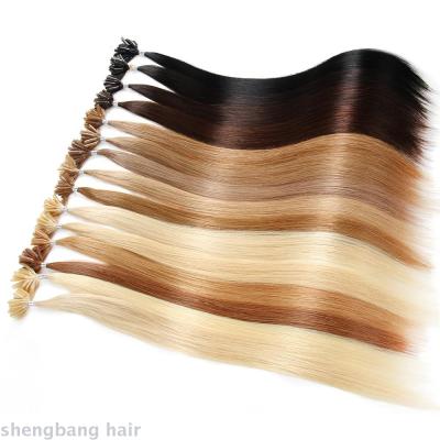 0.5G human hair stick straight hair stick popular 8 color hair wig