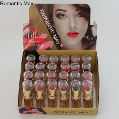 Romantic May2018 New Lipstick Extended Moisturization Non-Marking Waterproof Lipstick Student Lip Makeup