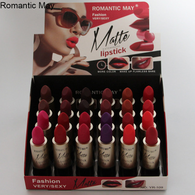 Romantic May Extended Moisturization Non-Marking Waterproof Multi-Color Moisturizing Genuine Lipstick Lipstick Head Lipstick