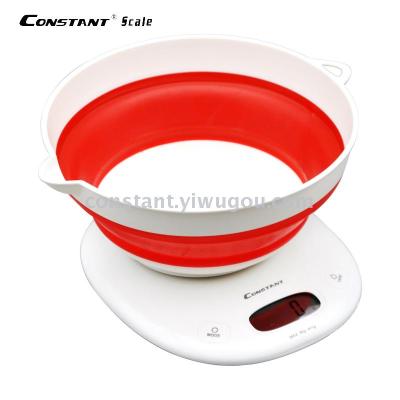 [Constant-187B] household kitchen scale baking scale electronic weighing 1g food weighing scale electronic scale.