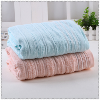 Light - colored, all cotton soft water bath towel high quality bath towel.