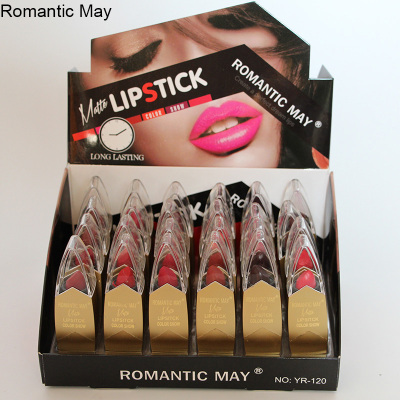 Romantic May Beauty Velvet Love Words Matte Lipstick Lipstick Extended Moisturization Matte Color Matte Gold Lipstick
