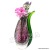 Glass process glass decorative pieces home decoration oblique mouth vase with hand-blown creative gifts.