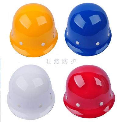 Supply construction site safety helmet transparent glass reinforced plastic material.