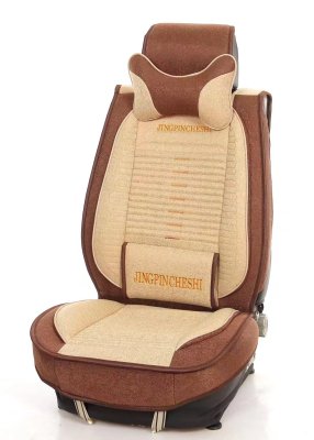 Spring and summer 2018 new four seasons general purpose linen series car seat cushion.