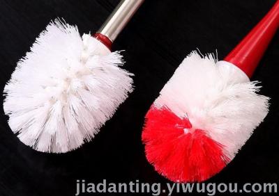 Home home stainless steel toilet brush toilet brush clean brush suit toilet long handle wash toilet brush toilet brush.