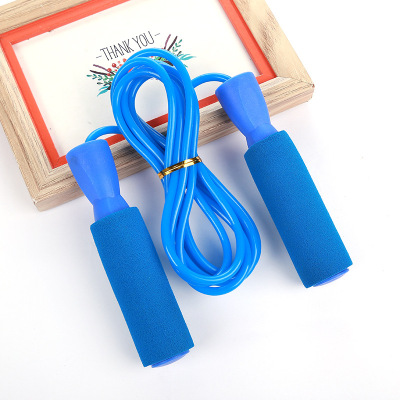 2018 new outdoor fitness skipping rope wholesale antiskid sponge handle skipping rope manufacturers direct sales