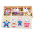 Children's three-dimensional jigsaw puzzle toy rabbit change clothes fun wooden baby yi puzzle.