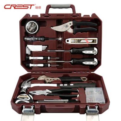The red toolbox set is a multi-functional combination of the home repair and repair screwdriver for home hardware.