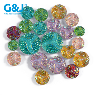 Resin drilling accessories new resin diamond round guojie accessories factory direct sales.