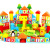 Children's toy 100pcs learning urban traffic animal digital wooden building puzzle toy factory direct sales.