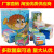 Jigsaw children's wooden toys 9 pieces of six - sided puzzle pieces and six paintings wholesale.