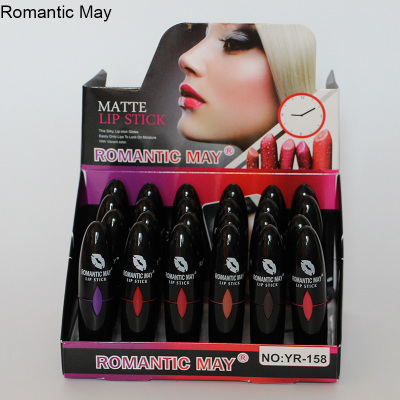 Romantic May Manufacturers Recommend Velvet Matte Lipstick Makeup Moisturizing and Nourishing Non-Marking Lipstick