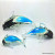 Colored glass crafts dolphin home decoration glass decorative pieces creative gifts handmade Marine animals.